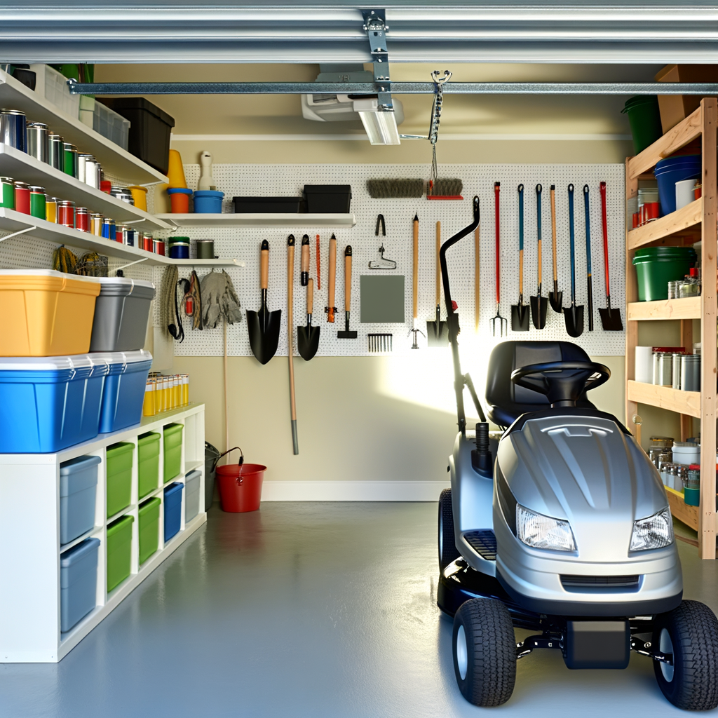 Optimal Garage Storage Tips for Your Lawn Mower