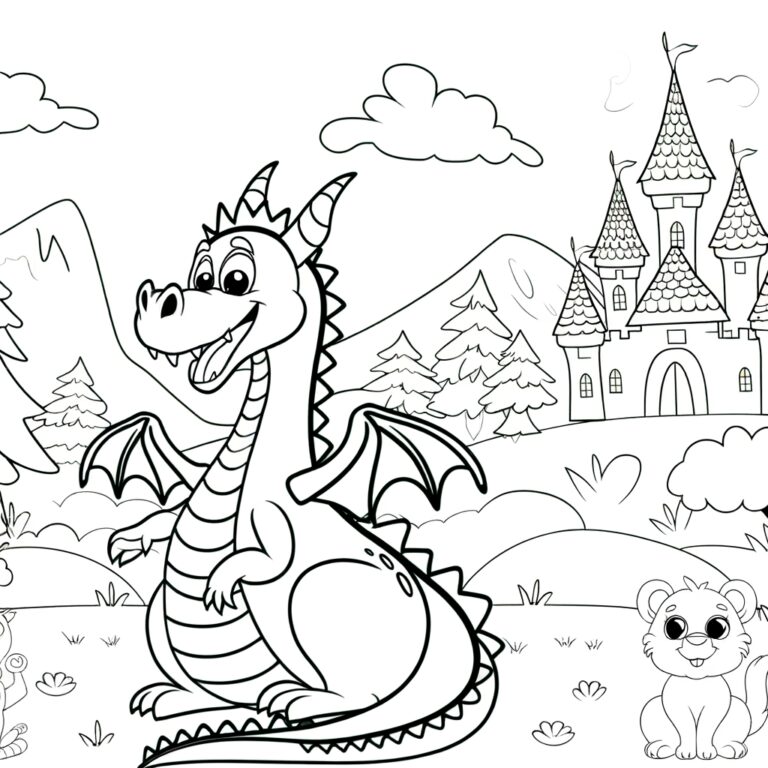 How to Train Your Dragon: Free Colouring Pages for Kids