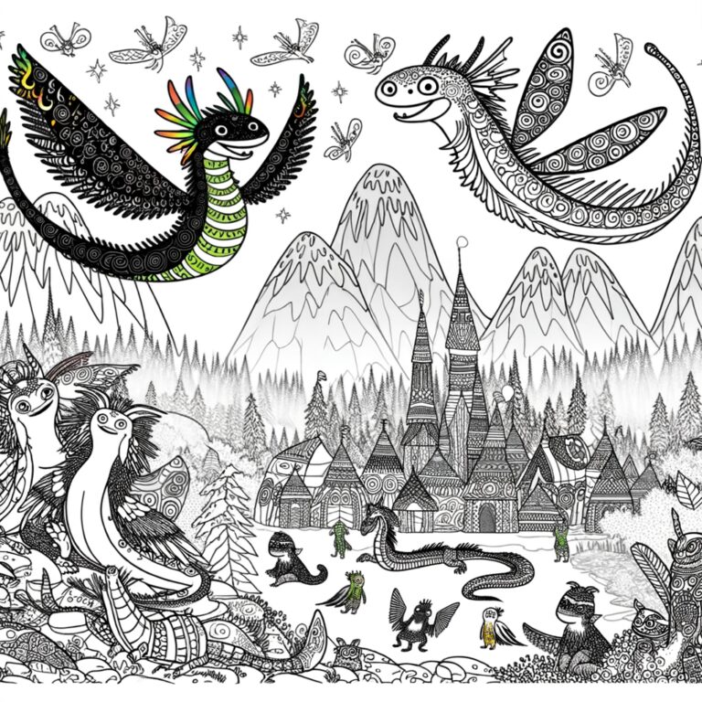 Guide to Stunning How to Train Your Dragon Coloring Pages