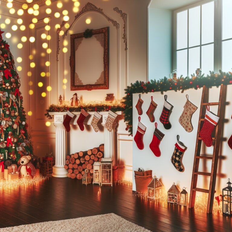 Creative Ways to Hang Stockings Without a Mantle