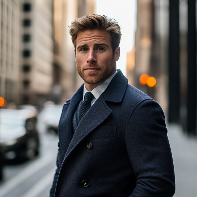 Styling Guide: How to Wear a Peacoat Over a Suit Jacket