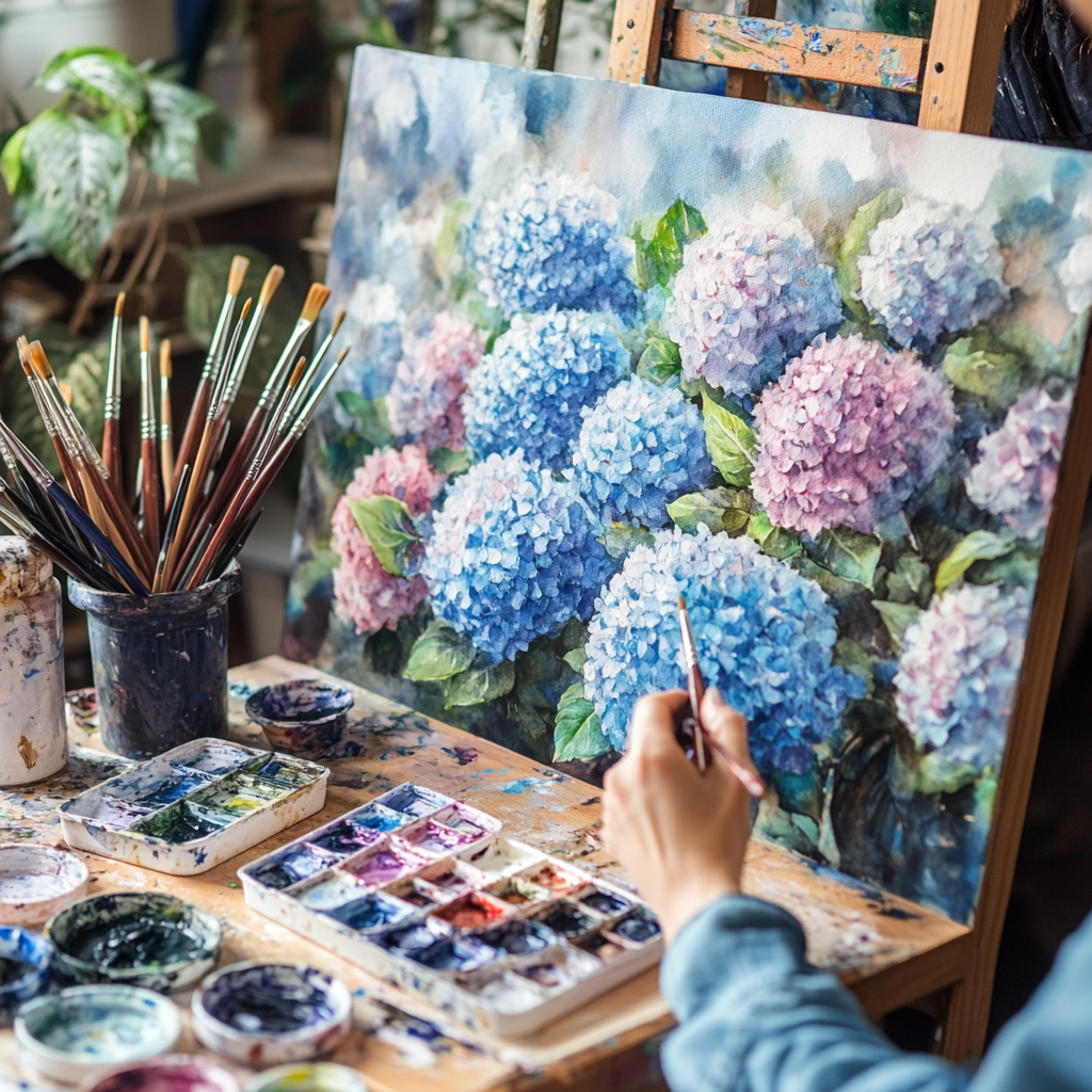 Step-by-Step Guide: How to Paint Realistic Hydrangeas Easily